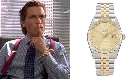 rolex patrick bateman